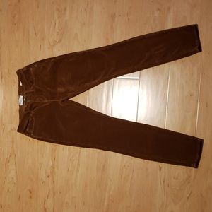 ❤ FRAME | Camel Velveteen Pants